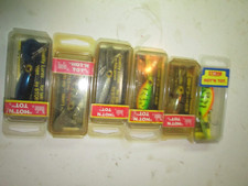 6 Lure Lot. NIB SEALED RED SEAL PRE RAPALA STORM HOT N TOT  1  BLUEseal 1/4OZ.3"