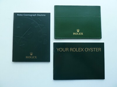 Rolex Daytona Booklet Set 3 Teilig   - englisch von 12-2008 -