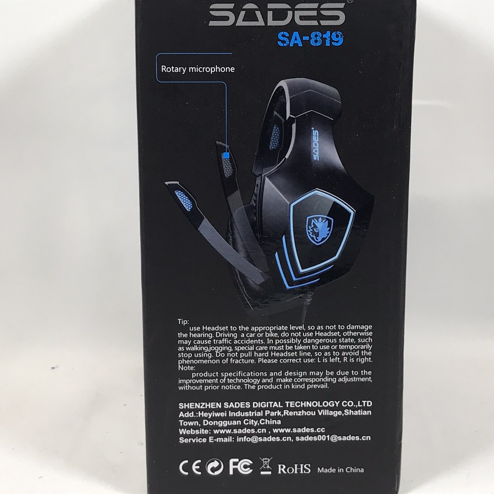 Užsakymo Originalus SADES SA-819 Žaidimų Ausinių Paramos PS4 3.5 mm Wired  Stereo Žaidimas laisvų Rankų įranga su Mikrofonu VIŠTIENOS VAKARIENĖ \u003e  Ausinės \u0026 Ausines | www.ivtools.lt