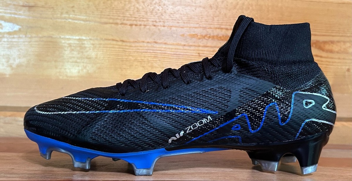 Nike Hypervenom Negro Y Azul Zoom Mercurial Superfly PRO FG