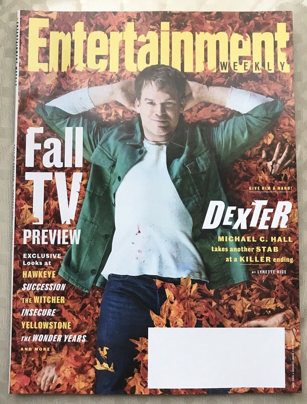ENTERTAINMENT WEEKLY EW Magazine October 2021 Michael C Hall Phoebe Robinson NEW