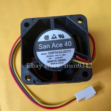 1pcs SANYO 109P0424J3073 DC24V 0.18A 40mm 3-wire high airflow axial fan