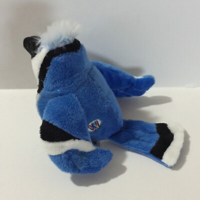 Ganz Webkinz Lil' Kinz Blue Jay Blue Bird Plush Stuffed Animal