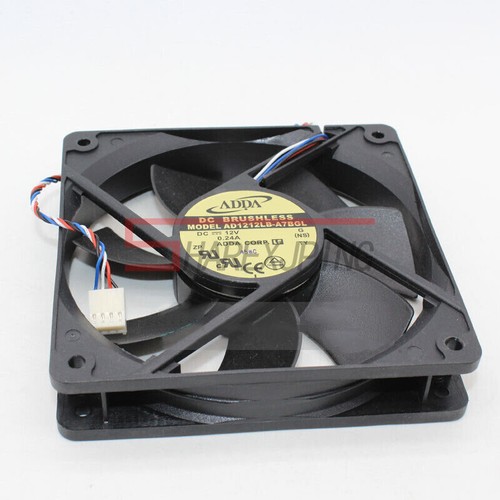 1PCS ADDA AD1212LB-A7BGL 12V 0.24A 120*120*25MM 12CM 4Pin Cooling Fan - Picture 3 of 6