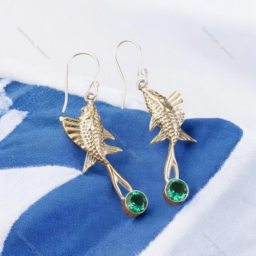Orecchini Pendenti A Goccia TreasureBay Con Pietre Preziose Naturali, In Argento 925, Lunghezza 5 Cm, Confezione Regalo