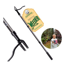 Grampa's Metal Weeder - Stand Up Weed Puller Tool with All Steel Construction