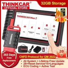 ThinkScan Max 2 OBD2 Scanner Auto Diagnostic Tool All System Code Reader Coding