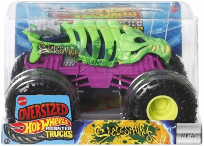 SKELESAURUS  1:24 Monster Trucks Die-cast Auto Cars Hot Wheels Vehicle Oryginal
