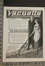 VACUETTE 1925 ASPIRADORA NO ELÉCTRICA SCOTT FETZER CLEVELAND DECORACIÓN ANUNCIO [[SKU]