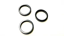 (QTY 3) Origin8 5mm X 1 1/8" Threadless Black Anodized Aluminum Headset Spacers