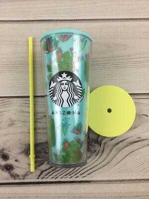 Starbucks Arizona Cactus Acrylic Cold Cup Tumbler Venti 24 oz Been There  Series | eBay