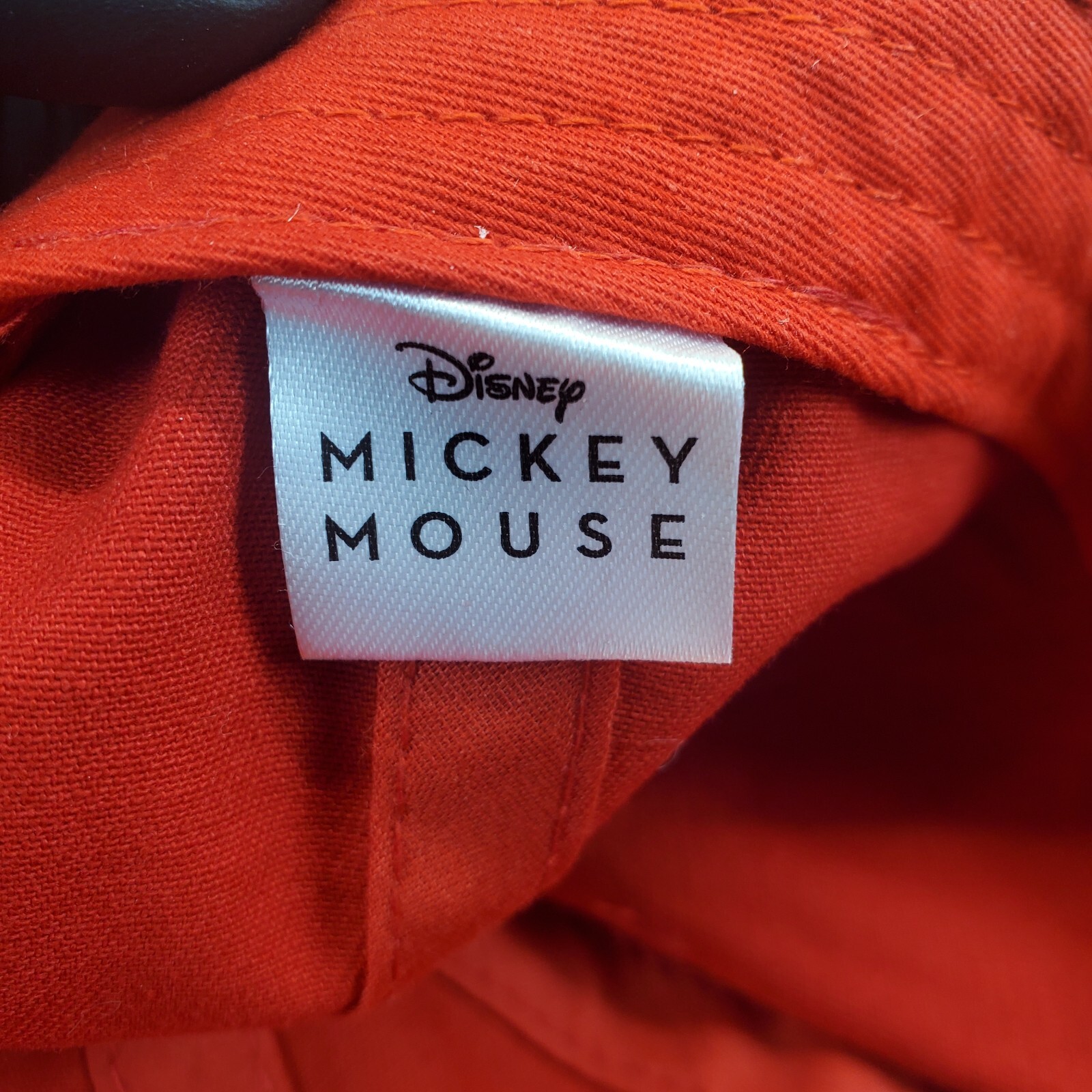 Disney Mickey Mouse Adjustable Red Strap Back Hat… - image 9