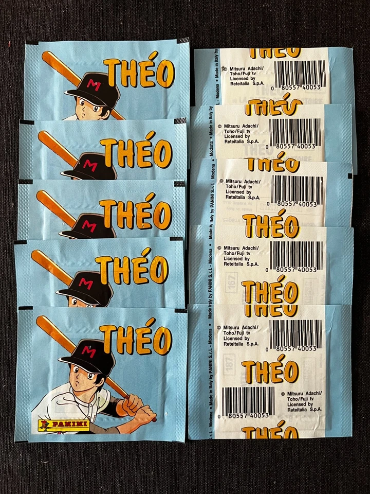 10 POCHETTES PACKETS BUSTINA PANINI THEO LA BATTE DE LA VICTOIRE 1991 MANGA
