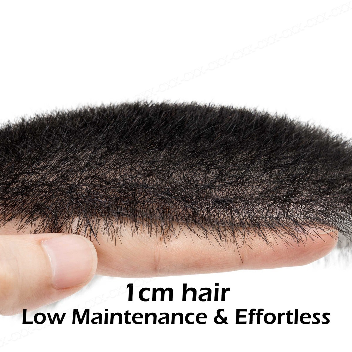 Mens Toupee Hairpiece 100% Human Hair System PU Skin Base Short