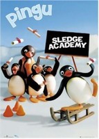 Pingu Sledge Academy Characters 24x36 Cartoon Poster Awesome Pingu Sledge Academy Characters 24x36 Cartoon Poster Awesome