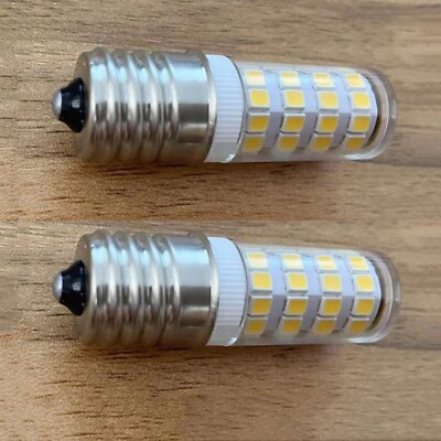 2 Pcs LED Freezer Light Bulb 3W Replacement For KEI D28X Kel 2816X Refrigerator