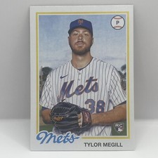 2022 Topps Archives Baseball Tylor Megill Base RC #194 New York Mets