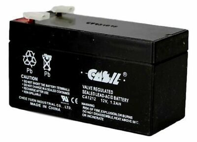 ERSATZBATTERIE FÜR EINBRUCHMELDEANLAGE 12V 1,2Ah