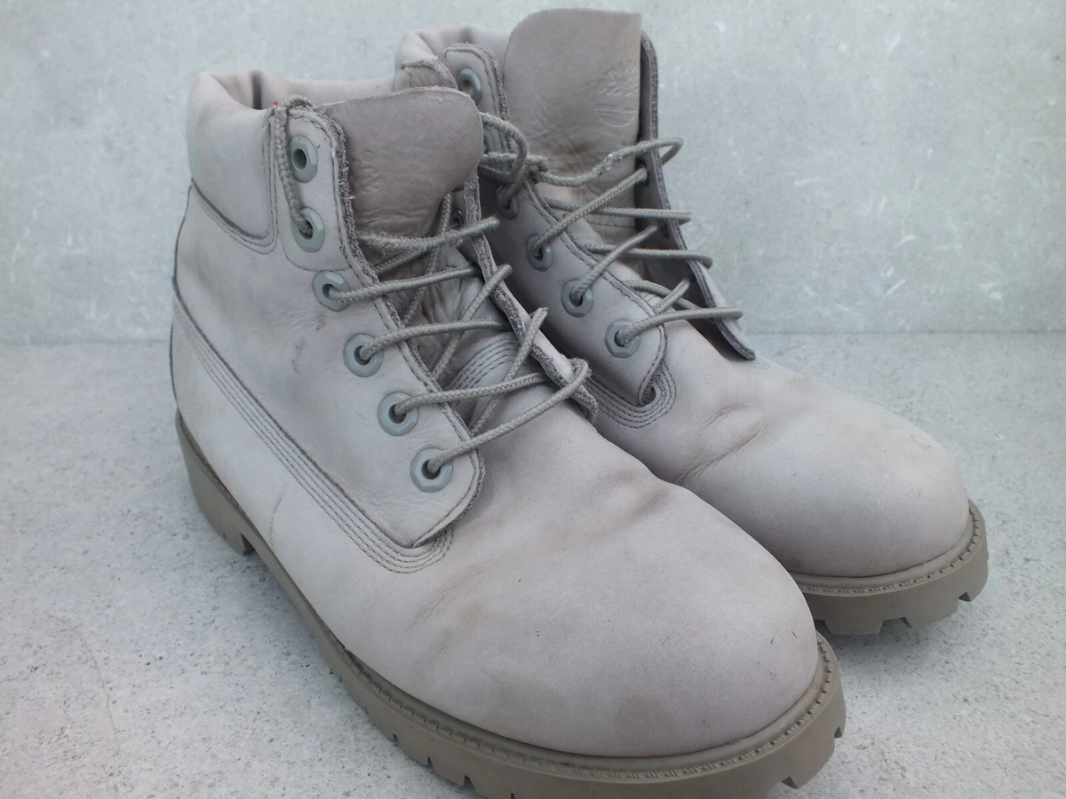 Grey timberlands hotsell size 5