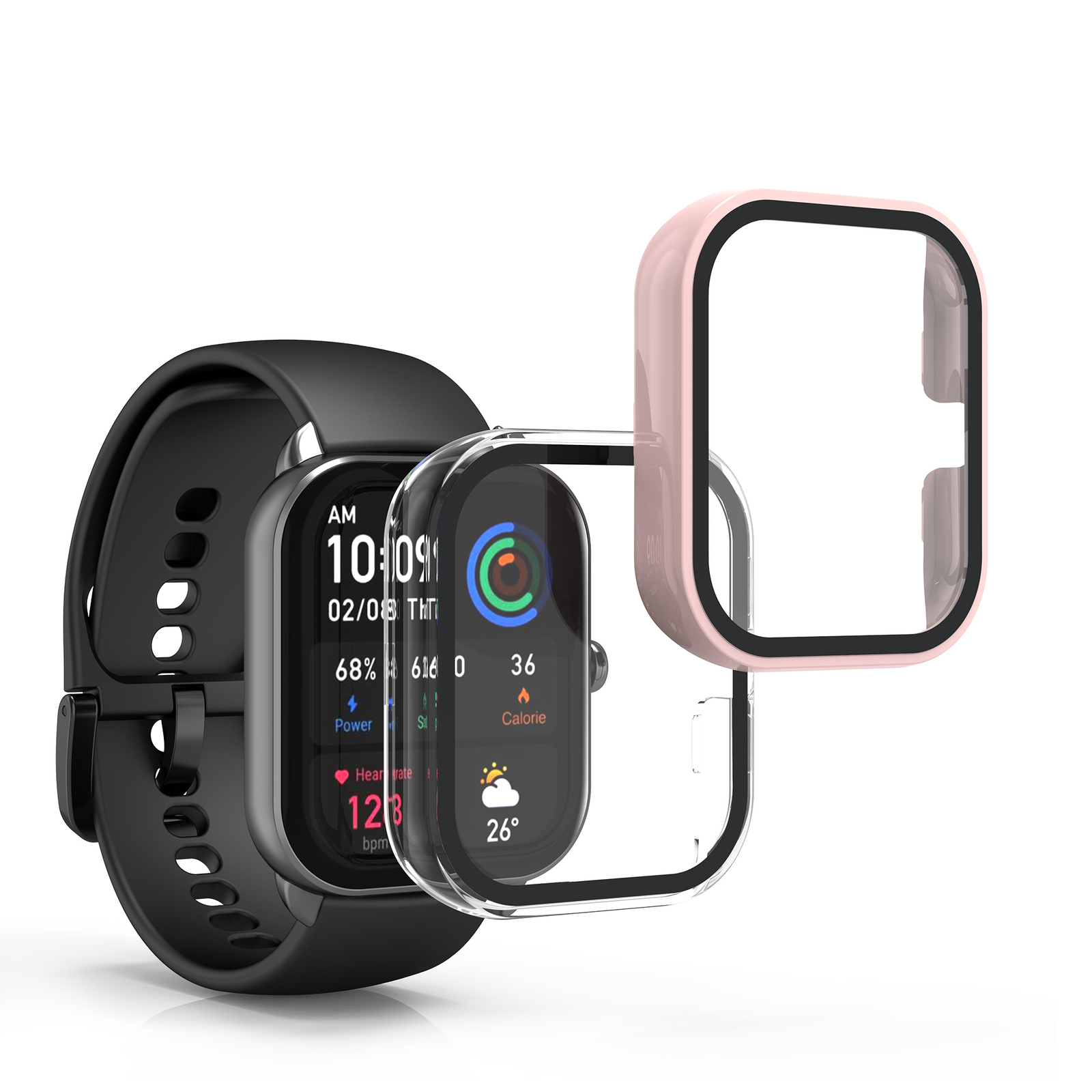 Умные часы Huami Amazfit GTS 4 Mini Silikon в корпусе Schutzhülle с корпусом из силикона для всего тела