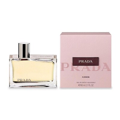 Prada Amber For Women Eau De Parfum 2.7 oz / 80 ml Spray Perfume New Sealed Box