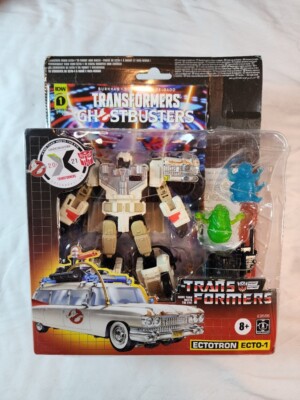 NEW IN BOX Transformers/Ghostbusters Ectotron ECTO-1 w/ Ghosts Hasbro 