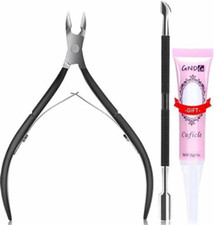 Cuticle Nipper Pusher Remover Trimmer Skin Cream Softener Pro Manicure Tool Kit