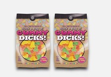 2 X Suck a Bag of Gummy Dicks Penis Shaped Candy