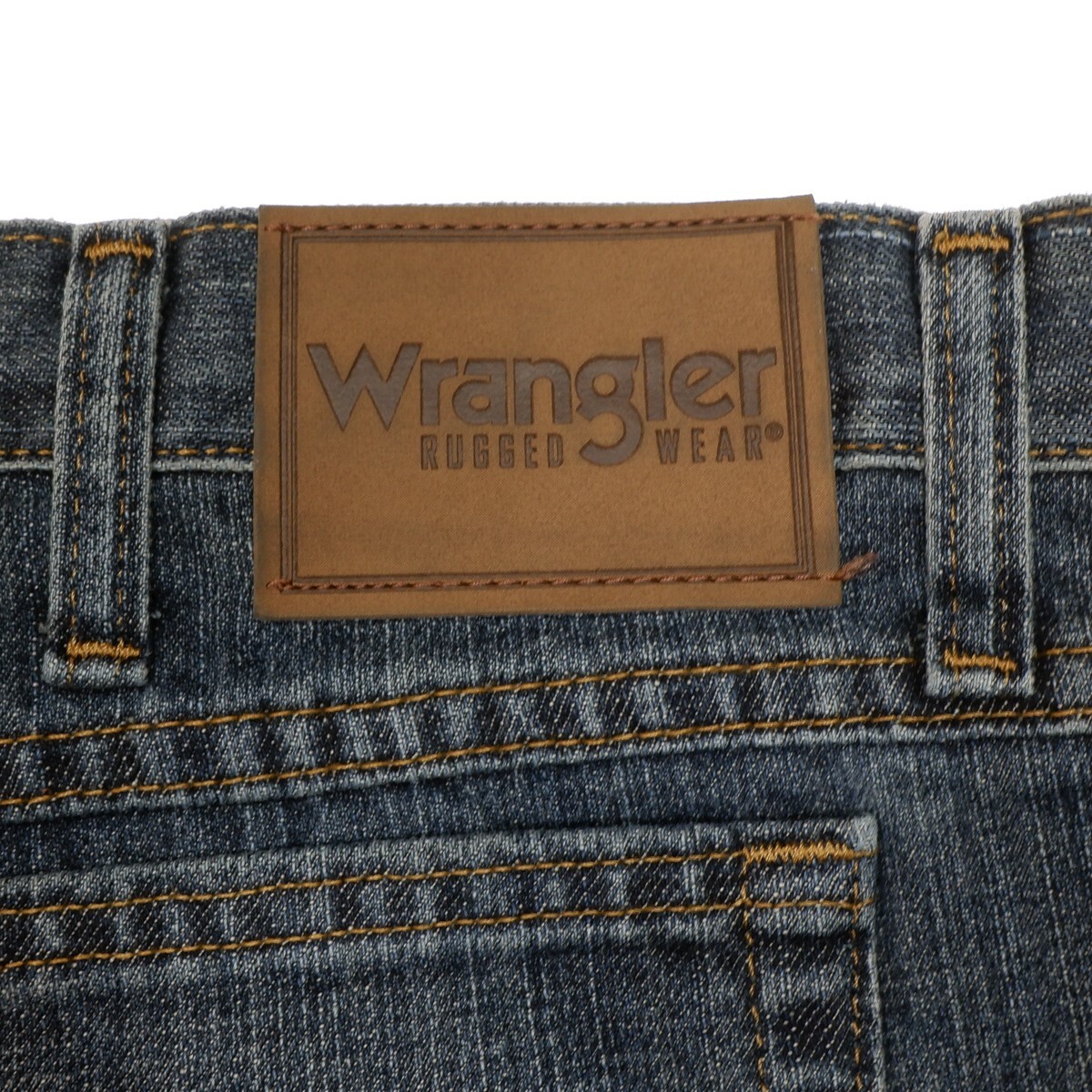 Wrangler Jeans Straight Leg Mens Size 40x32 Measures 39x31 Blue Cotton Denim thumbnail 7