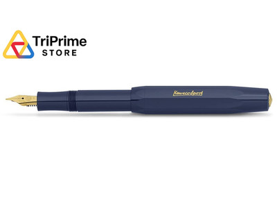 Kaweco CLASSIC SPORT Fountain Pen Navy Blue with 23 1 Count (Pack of 1),