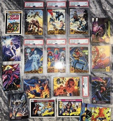 Marvel cards lot 1994 Fleer Ultra X-Men Limited Subset PSA 9 mint trading cards