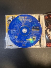 Resident Evil CODE: Veronica 2 Discs COMPLETE (Sega Dreamcast, 2000)