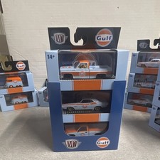 M2 Machines Gulf 1:64 Diecast Chase Lot VW Van Datsun 510 Challenger T/A