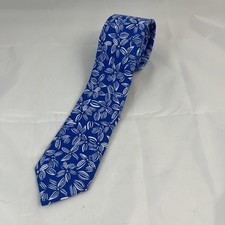 Vineyard Vines Tie Handpicked by Shep Ian Blue White Blue Cotton TENNIS