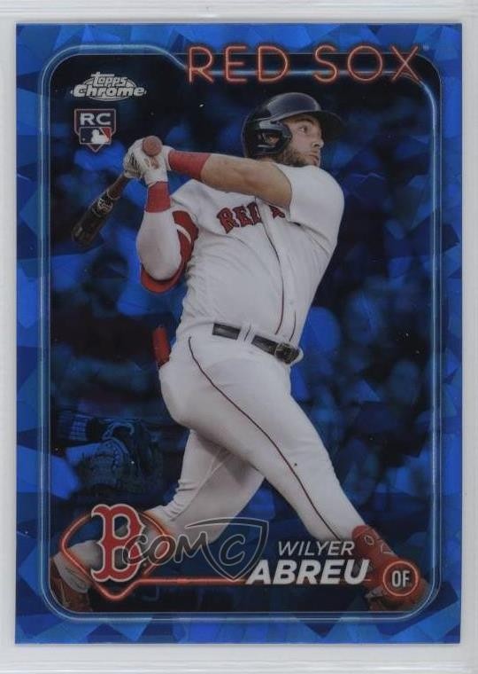 2024 Topps Chrome Sapphire Edition Wilyer Abreu #672 9a1