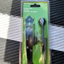 Part 851376 Black Thumb Latch, by Hillman *New*