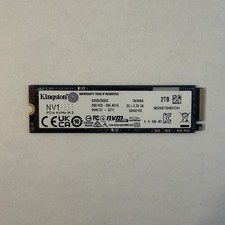 Kingston NV1 2TB NVMe SSD M.2 2280 PCIe SNVS2000G 100% Health Tested