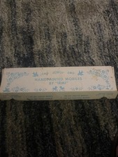 VINTAGE 1950s IRMI WOODEN NURSERY MOBILE 803 ANGELS BOXED