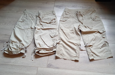 2 Stück kurze Wanderhose beige Columbia Gr. 8/18 ca. 38