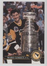 1995-96 Donruss Kellogg's Mario Lemieux (The Cup) HOF 1ct0