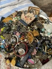 Vintage Lot Costume Jewelry Wear Repair Crafts Repurpose Junk Drawer