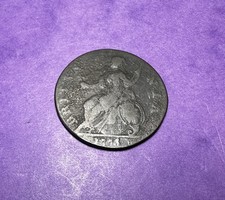 1773 Great Britain George III Half Penny Coin