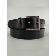 Banana Republic Vintage Black Leather Belt 36