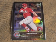 2022 Topps Chrome Ben Baller #61 Trey Amburgey RC Nmmt