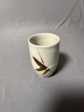 Handmade Japanese Yunomi Tea Cup Studio Pottery Bamboo Ceramic Cup 4