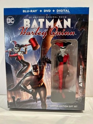 Batman & Harley Quinn Limited Edition Blu-ray DVD Digital Gift Set Sealed