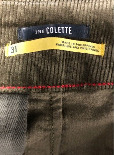Women's Maeve Green Pants - Size 31 - Picture 4 of 5