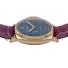 PANERAI LUMINOR Due 42mm PAM01041 Black 18K Pink Gold Mens Automatic #OK293 4