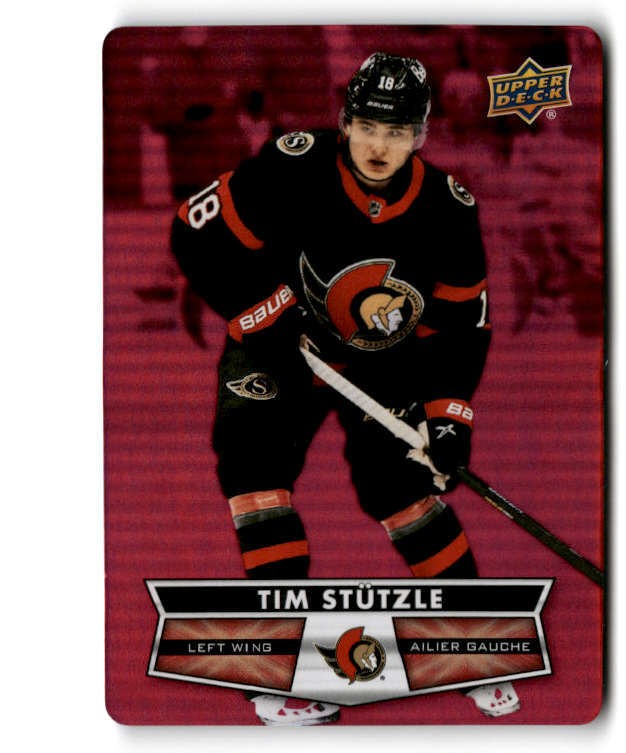 2021-22 Upper Deck Tim Hortons Red Die Cuts #DC7 Tim Stutzle (ref 206806)