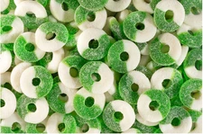 Albanese Green Apple Gummy Rings 4.5lb Bag-- FREE SHIPPING